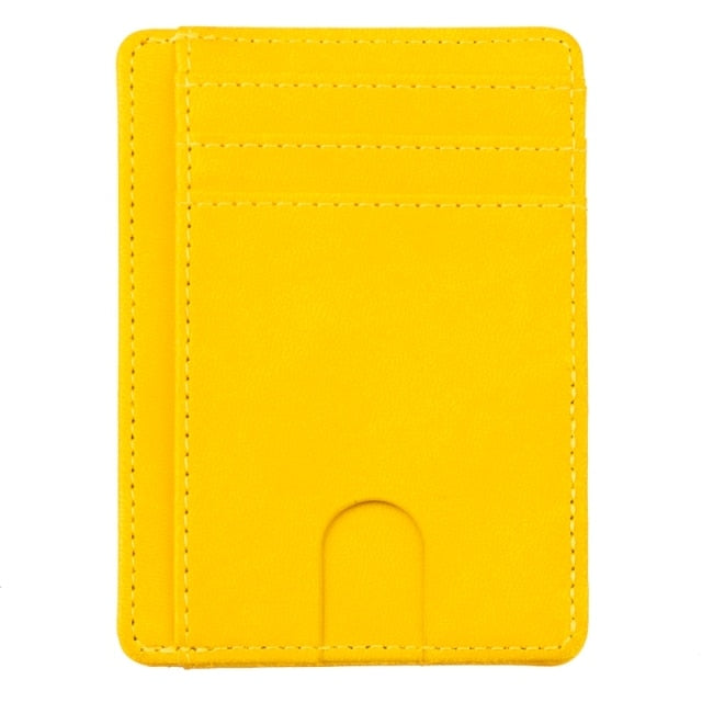 Slim RFID Blocking Leather Wallet