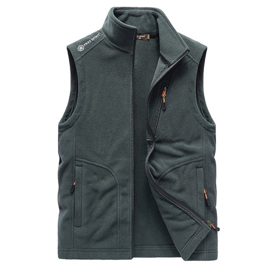 Men Warm Fleece Vest Jacket 2021 Winter New Hooded Sleeveless Waistcoat Autumn Fashion Casual Vest Waistcoat Jacket Men