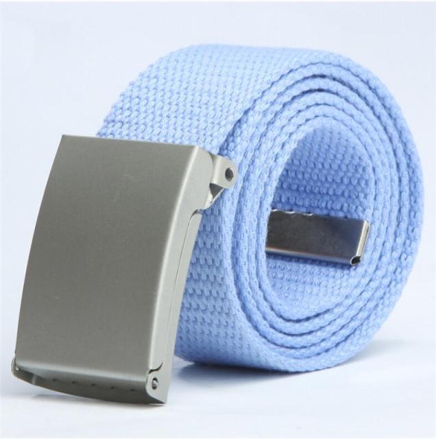 Mens Belts Fashion New Unisex Trousers Belts Canvas Belt Breathable Outdoor Tactical For Jeans Adjustable Waist Belt  140cm