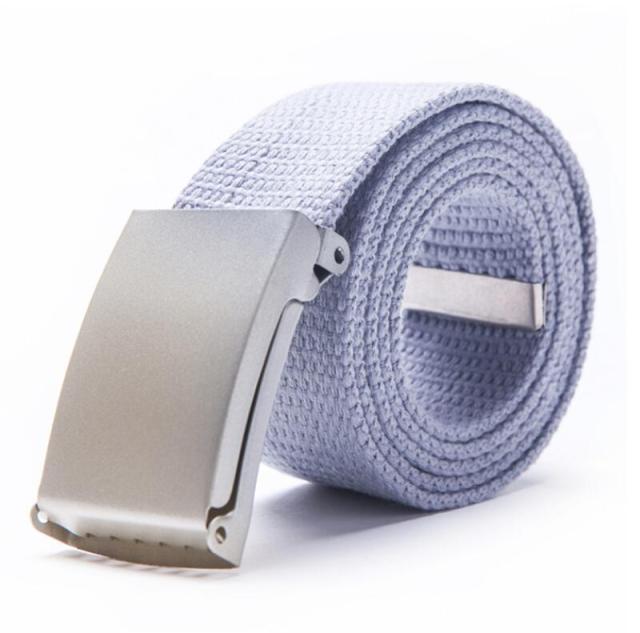 Mens Belts Fashion New Unisex Trousers Belts Canvas Belt Breathable Outdoor Tactical For Jeans Adjustable Waist Belt  140cm