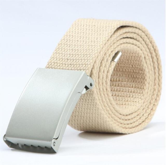 Mens Belts Fashion New Unisex Trousers Belts Canvas Belt Breathable Outdoor Tactical For Jeans Adjustable Waist Belt  140cm