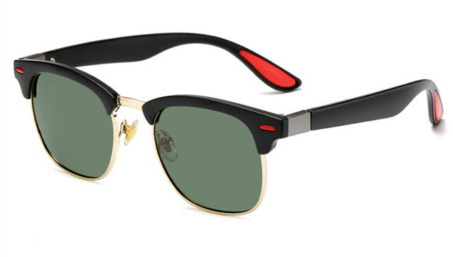 Classic Retro Rivet Polarized Sunglasses