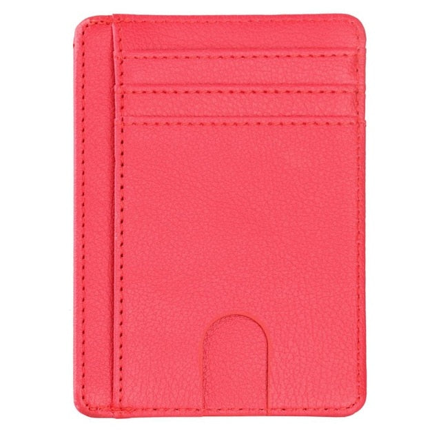 Slim RFID Blocking Leather Wallet