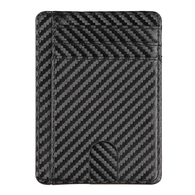 Slim RFID Blocking Leather Wallet