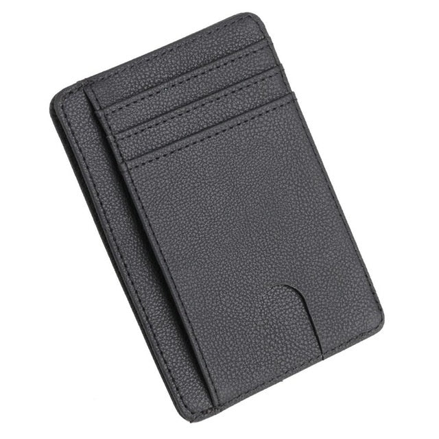 Slim RFID Blocking Leather Wallet