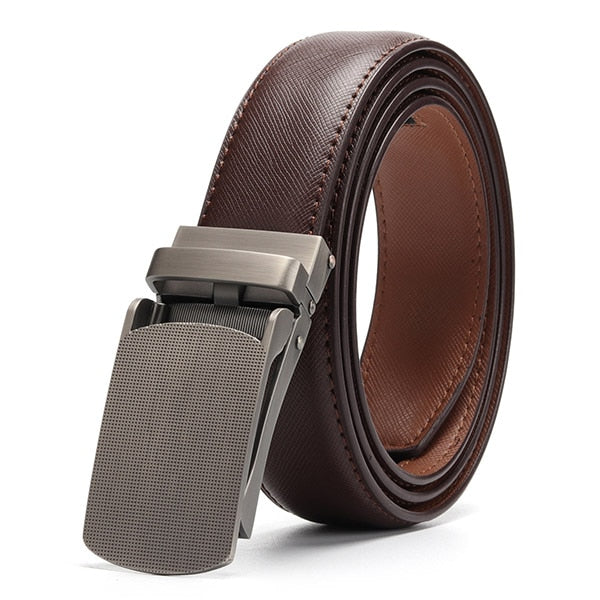 [DWTS]Belt Male Men's belt  Genuine Leather Strap luxury brand Automatic Buckle Belts For Men Belts Cummerbunds  cinturon hombre