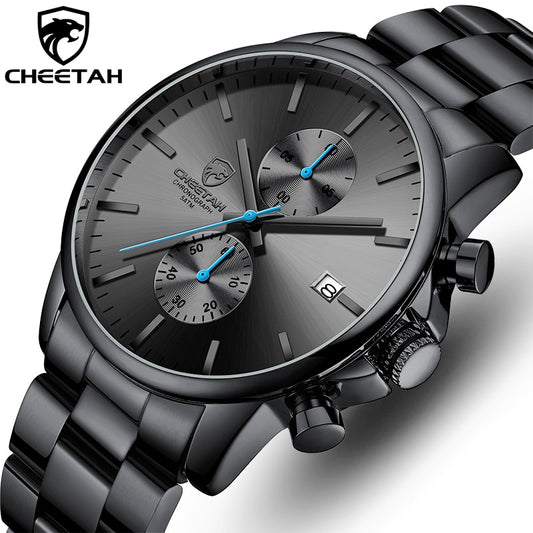 Mens Cheetah Waterproof Sports Wristwatch