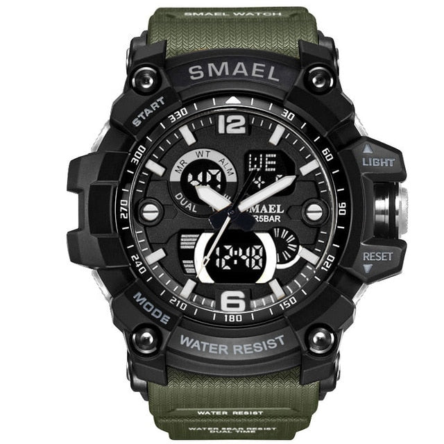 SMAEL Mens Military Watch 50m Waterproof