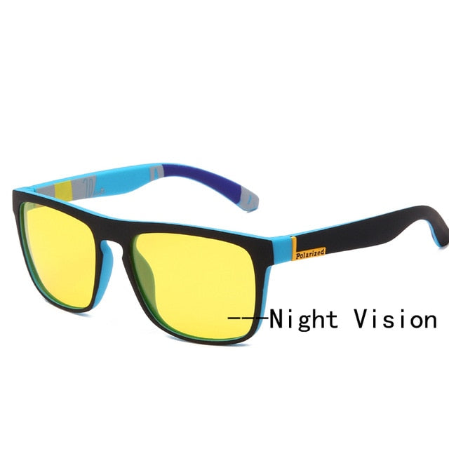 HOOLDW Night Vision Glasses Men Women Polarized Sunglasses Yellow Lens Anti-Glare Goggle Night Driving Sun glasses UV400 Eyewear