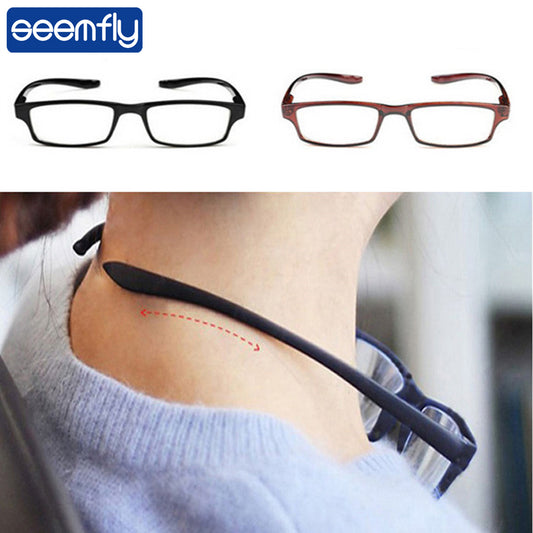 seemfly Ultralight Hanging Stretch Reading Glasses Diopter +1.0 1.5 2.0 3.0 4.0