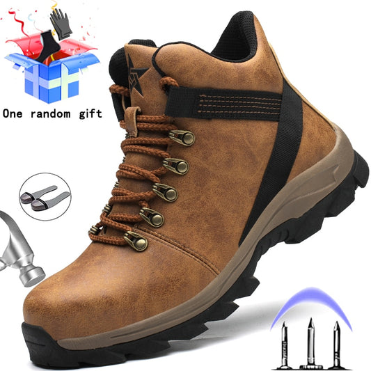 Winter Mens Puncture Proof Safety Shoes