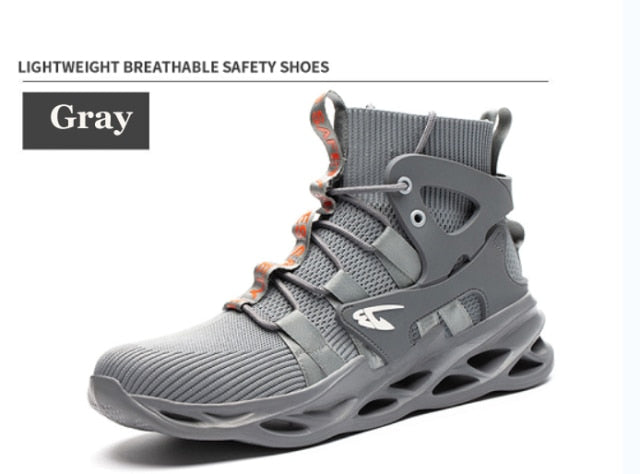 Breathable Puncture-Proof Men's Safety Shoes