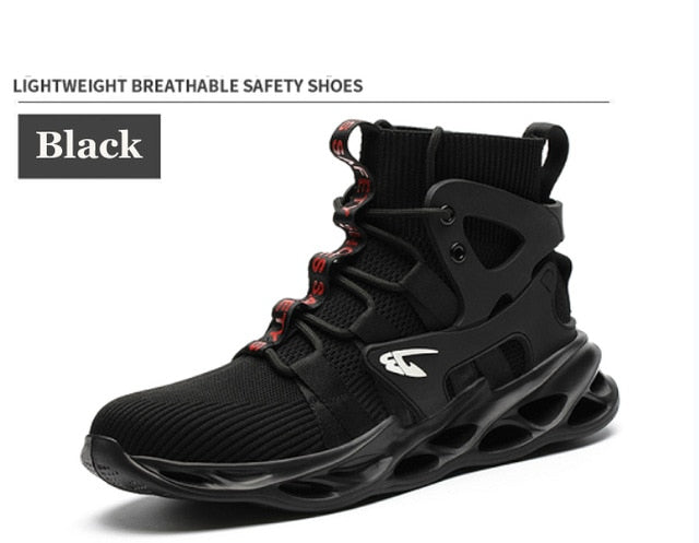 Breathable Puncture-Proof Men's Safety Shoes