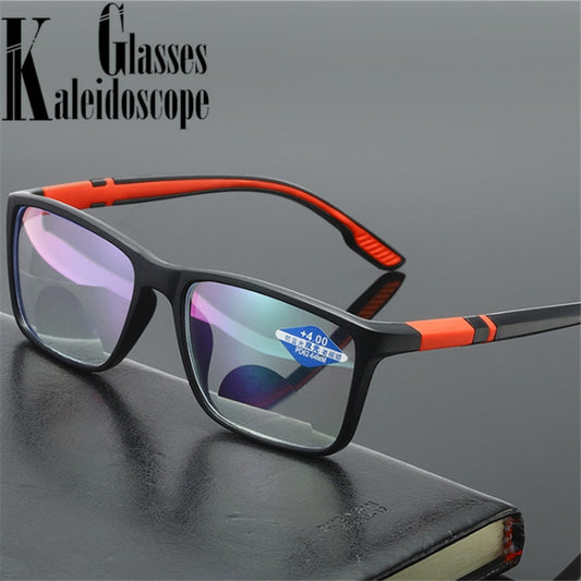 Vintage TR90 Reading Glasses Women Men Anti Blue Light Presbyopia Eyeglasses Bifocal Near far Hyperopia Eyewear +1.5 2.0 2.5 3.0