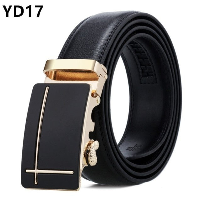 Male automatic buckle belts for men authentic girdle trend men's belts ceinture Fashion designer women jean belt Long 110-150