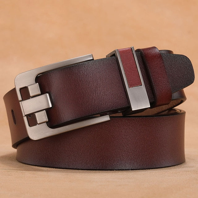 2021 Genuine Leather Belt Men 140 150 160 170cm Large Size Luxury Designer Belts Men Split Leather High Quality Waist Belt