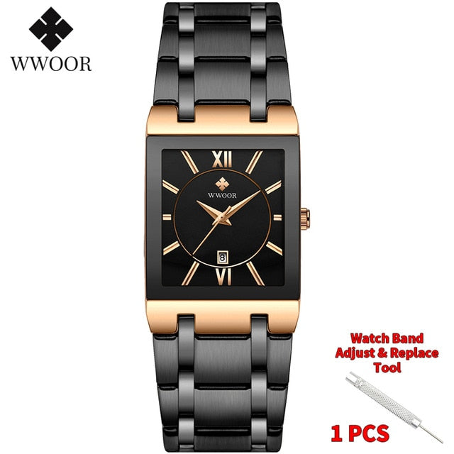 Relogio Masculino Waterproof Gold Watch