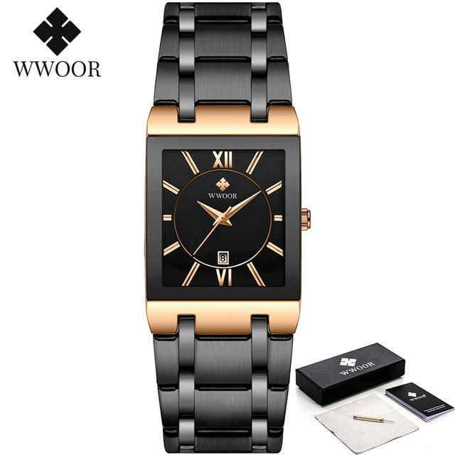 Relogio Masculino Waterproof Gold Watch