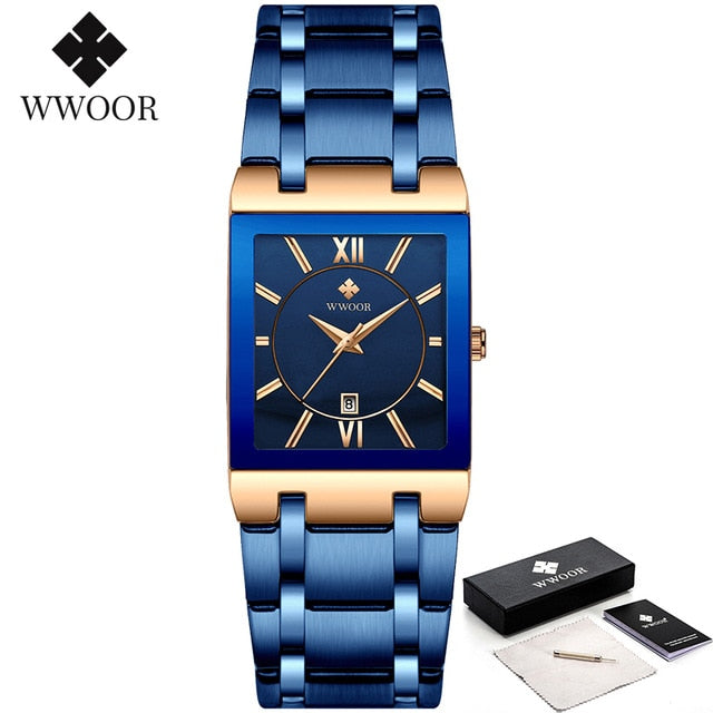 Relogio Masculino Waterproof Gold Watch