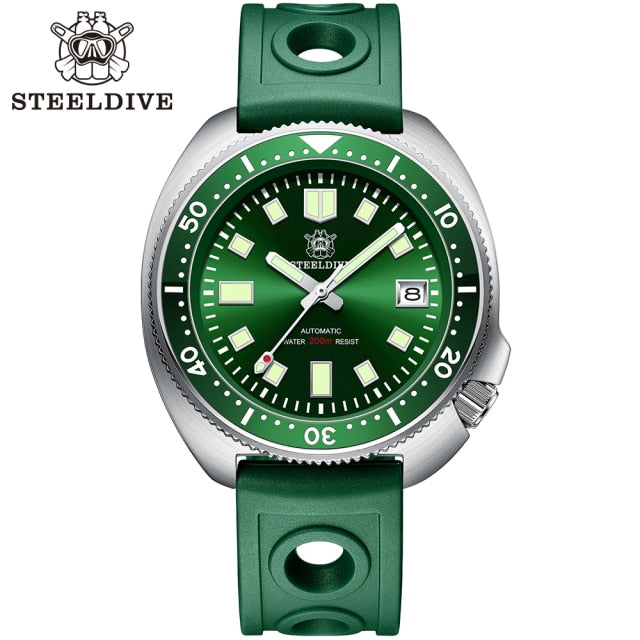 Steeldive Mens 44MM Men NH35 Dive Watch with Ceramic Bezel