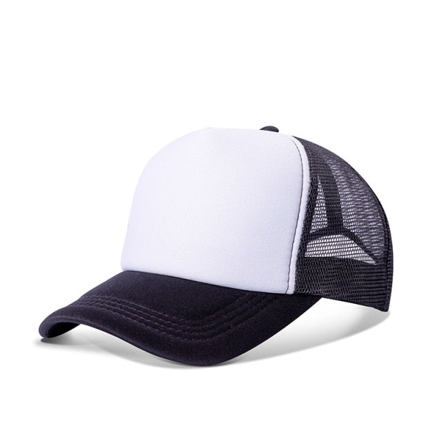 Black Solid Color Baseball Cap