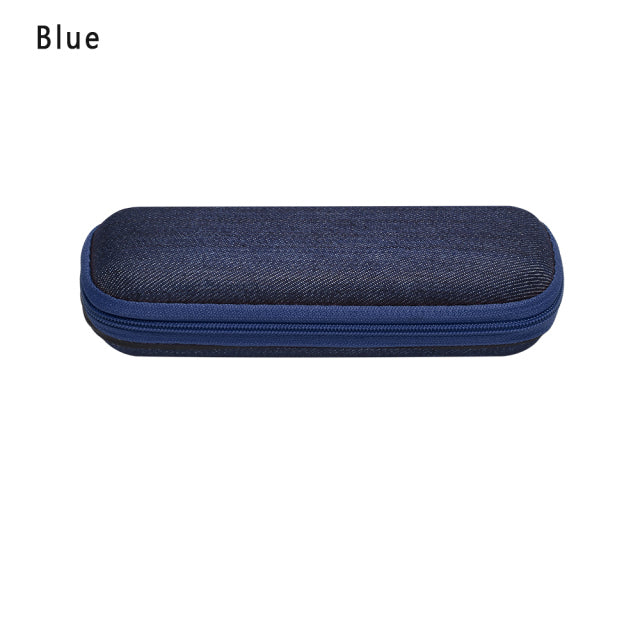 1PC Portable Eyewear Cases Cover Sunglasses Hard Case For Women Men Glasses Box With Lanyard Zipper Eyeglass Cases Protector