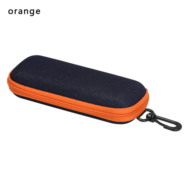 1PC Portable Eyewear Cases Cover Sunglasses Hard Case For Women Men Glasses Box With Lanyard Zipper Eyeglass Cases Protector