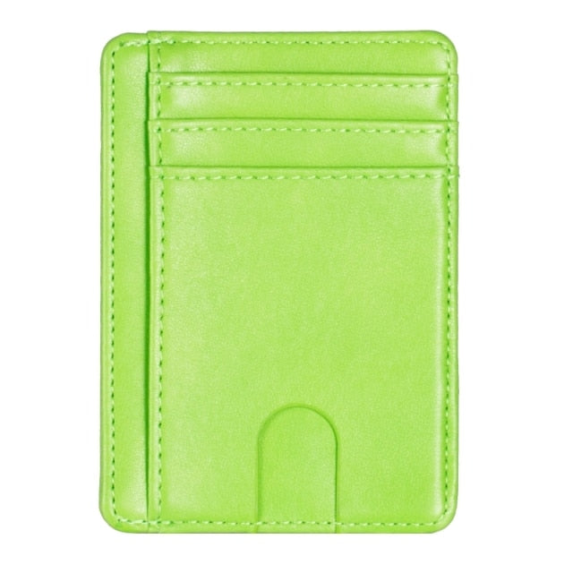 Slim RFID Blocking Leather Wallet