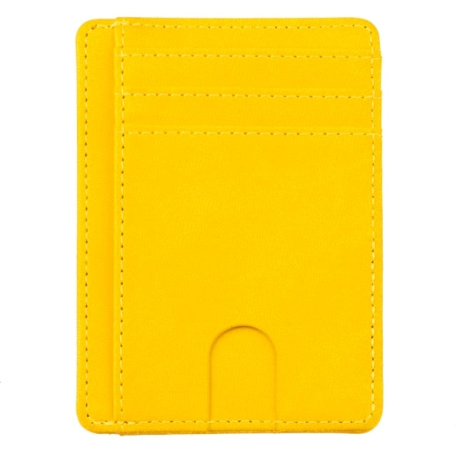 Slim RFID Blocking Leather Wallet