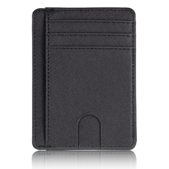 Slim RFID Blocking Leather Wallet