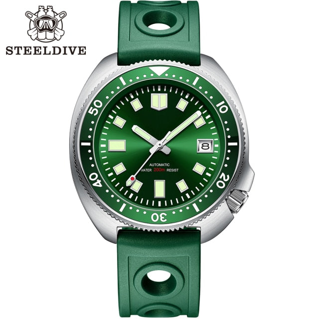 Steeldive Mens 44MM Men NH35 Dive Watch with Ceramic Bezel