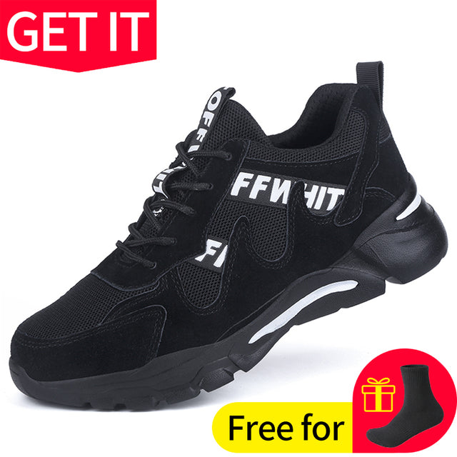 Men Steel Toe Cap Puncture-Proof shoes