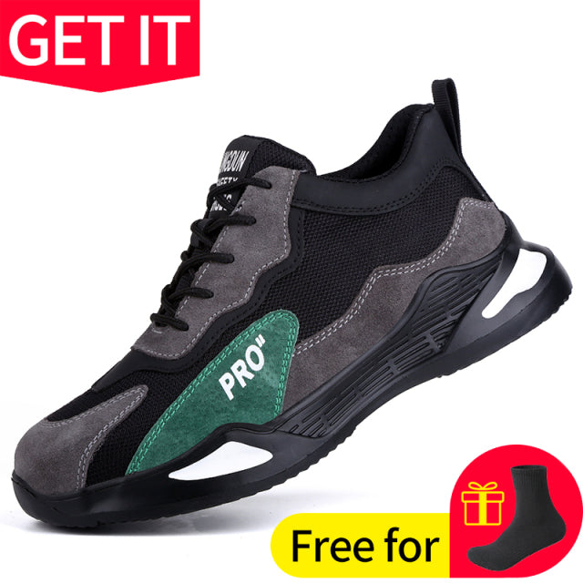 Men Steel Toe Cap Puncture-Proof shoes