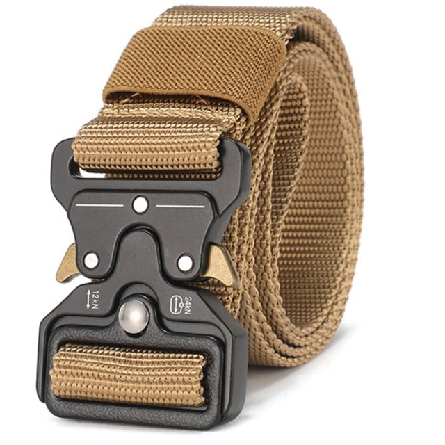 FRALU belt men outdoor hunting metal tactical belt multi-function alloy buckle high quality Marine Corps canvas belt for men