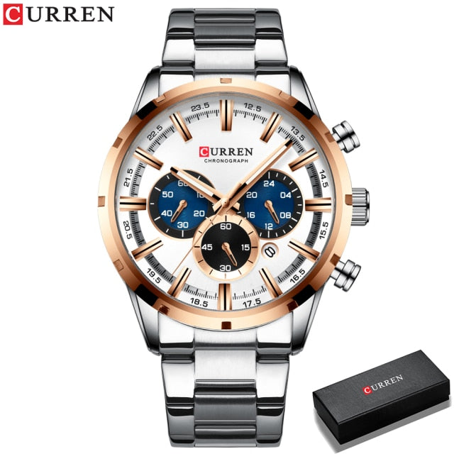 Men's WaterproofWristwatch With Date