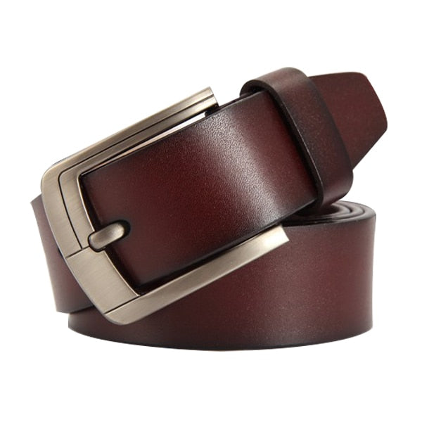 [DWTS]Men's belt leather belt men male genuine leather strap luxury pin buckle casual men's belt Cummerbunds ceinture homme