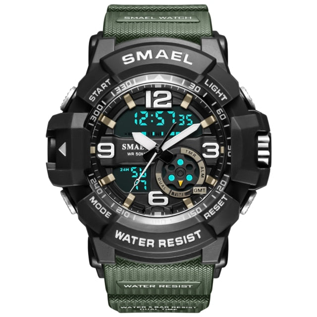 SMAEL Mens Military Watch 50m Waterproof