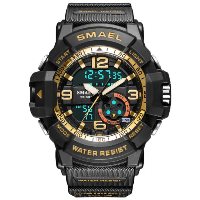 SMAEL Mens Military Watch 50m Waterproof