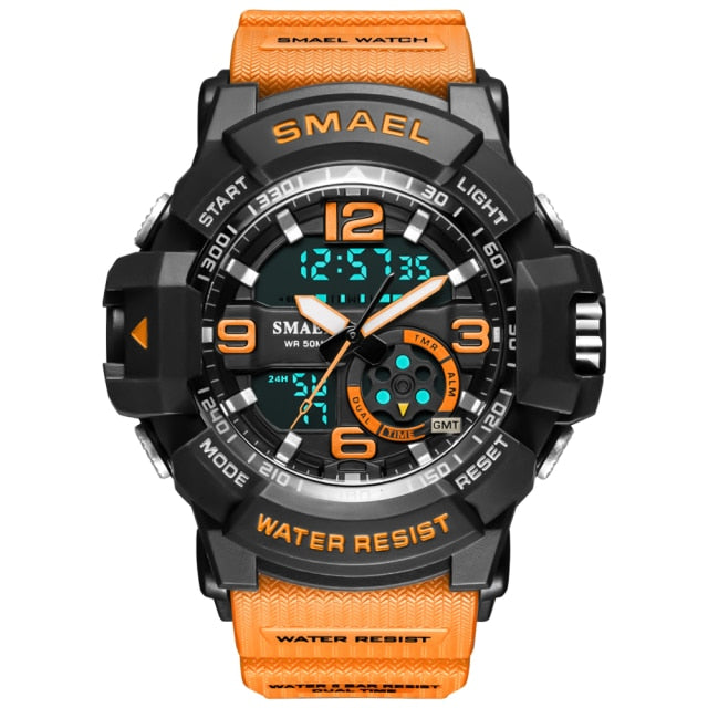 SMAEL Mens Military Watch 50m Waterproof