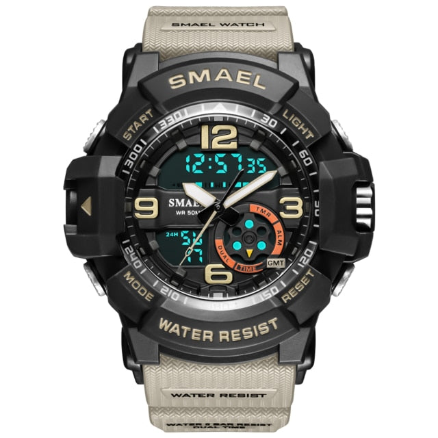 SMAEL Mens Military Watch 50m Waterproof