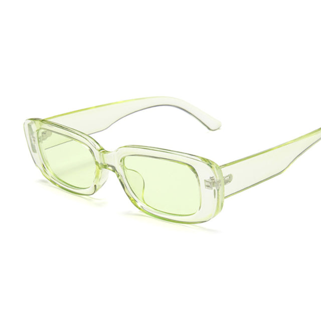 Vintage Black Square Sunglasses