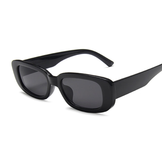 Vintage Black Square Sunglasses