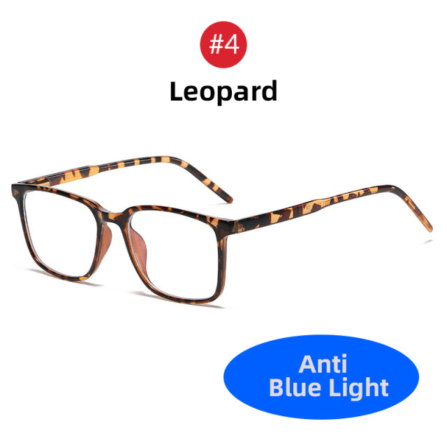 2022 Trending Blue Light Blocking Men&#39;s Glasses Gaming TR90 Matte Black Anti Ray Eyeglasses Women Transparent Fashion Eyewear