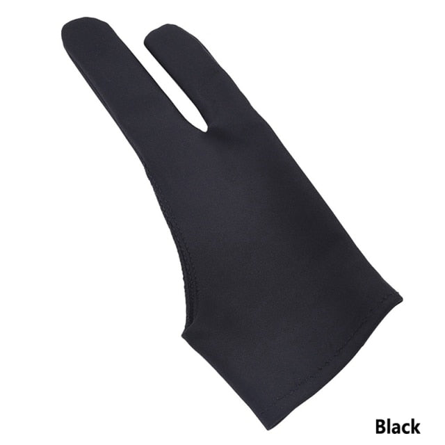 Black Short Fingerless Wool Knit Gloves for Women and Men