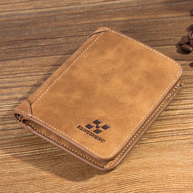 Men's Foldable Cowhide Wallet Credit Card/ID Holder