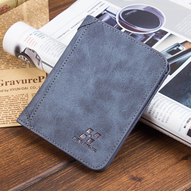 Men's Foldable Cowhide Wallet Credit Card/ID Holder