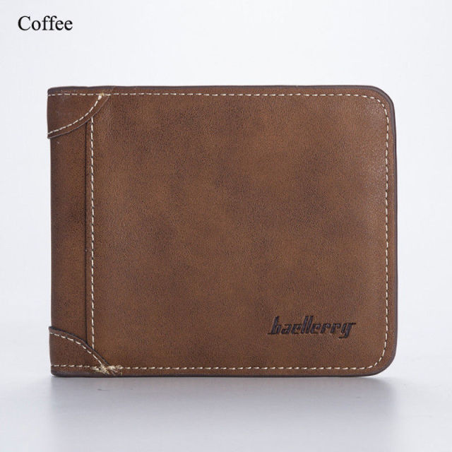 Men's Foldable Cowhide Wallet Credit Card/ID Holder