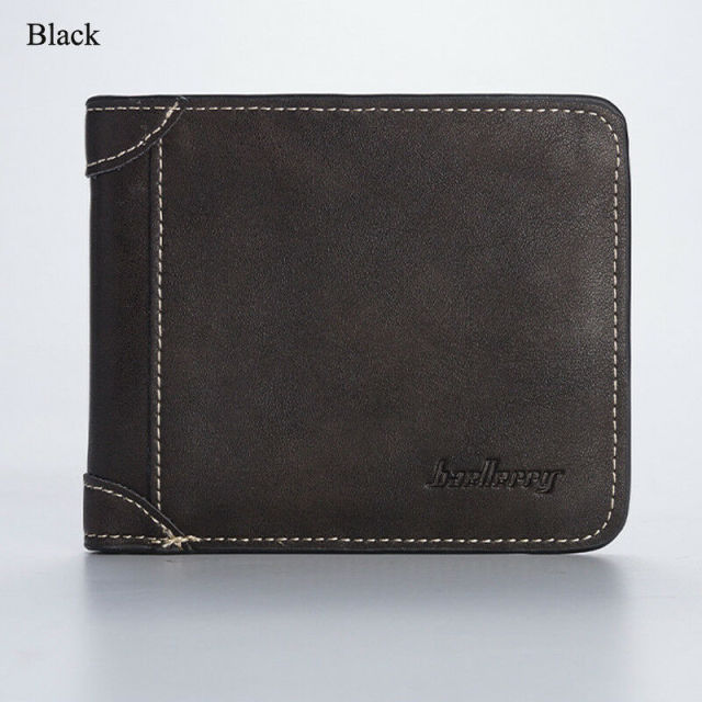 Men's Foldable Cowhide Wallet Credit Card/ID Holder