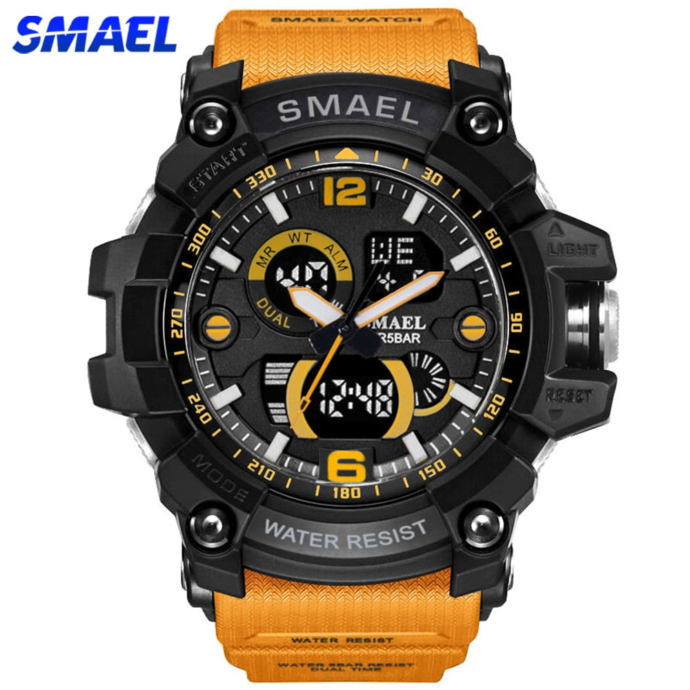 SMAEL Mens Military Watch 50m Waterproof