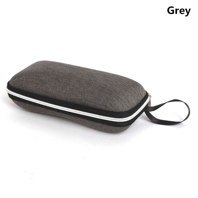 1PC Portable Eyewear Cases Cover Sunglasses Hard Case For Women Men Glasses Box With Lanyard Zipper Eyeglass Cases Protector